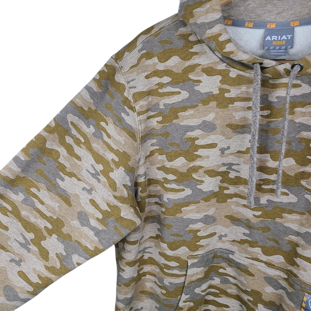 Ariat Rebar Camouflage Graphic Hoodie Women's Size XXL - Picture 5 of 16